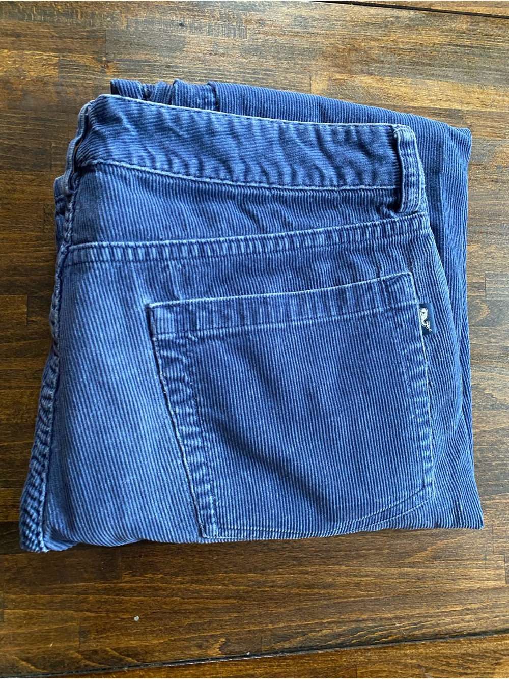 Vineyard Vines Size 32x32 Mens Five Pocket Corduroy Pants Blue Stretch Preppy